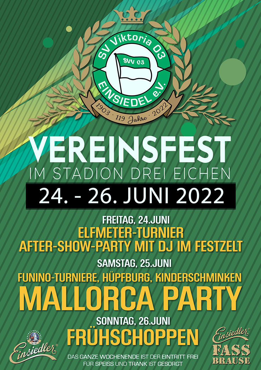 Poster Vereinsfest